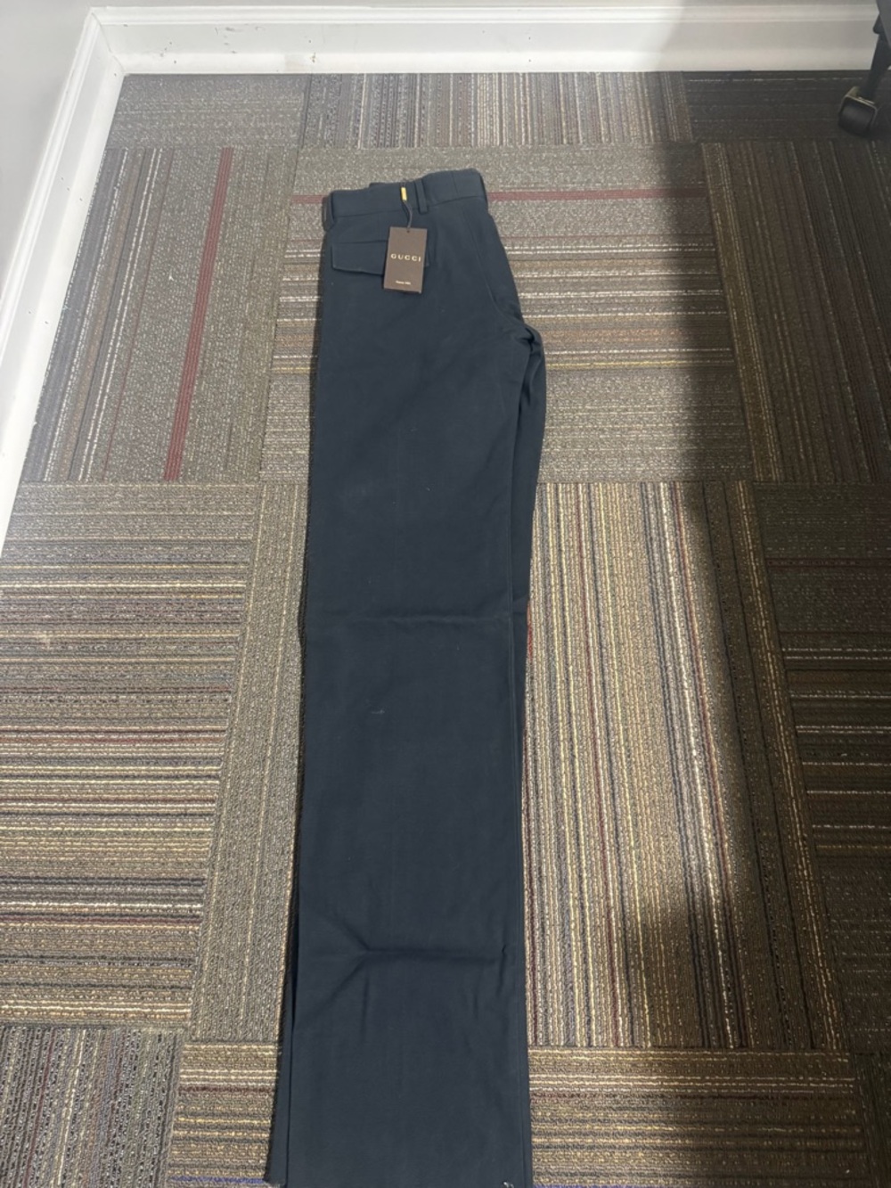 Gucci Men's Navy Chinos